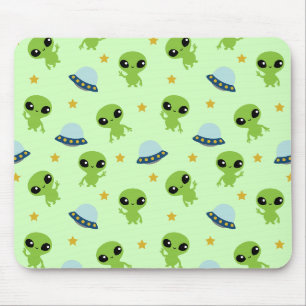 Tapis De Souris Carte souris Alien