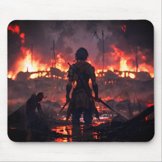 Tapis De Souris Carte souris Anime Warrier