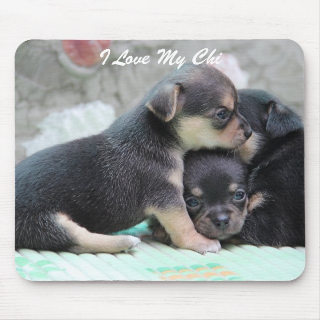 Tapis De Souris Carte Souris Chihuahua Ajouter Photo Et Texte (Devant)