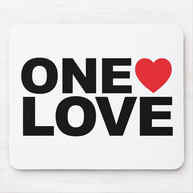 Tapis De Souris Carte souris du logo OneLove (Devant)