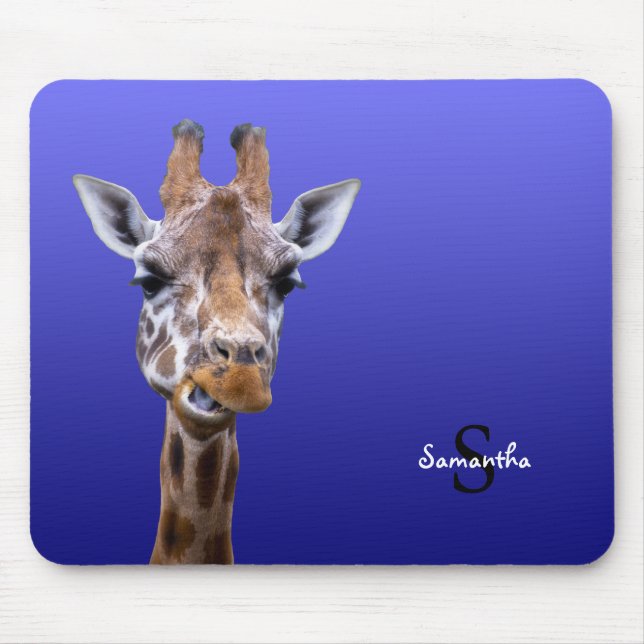 Tapis De Souris Carte souris Giraffe (Devant)