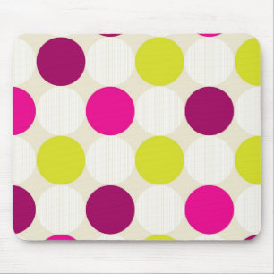 Tapis De Souris Carte souris pois