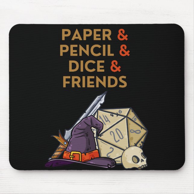 Tapis De Souris Carte Souris Rpg (Devant)