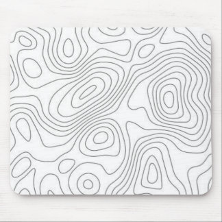 Tapis De Souris Carte topographique - Carte topographique