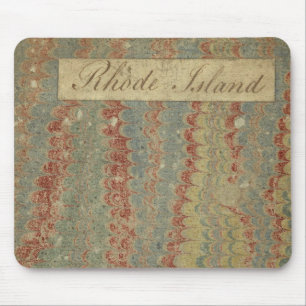 Tapis De Souris Carte topographique de la baie de Narraganset