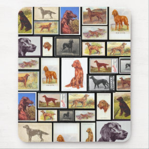 Tapis de souris Cartes à cigarettes Vintage Irish 