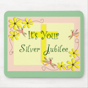 Tapis De Souris Cartes de Jubilé d'Argent, Mugs, Sacs fourre-tout