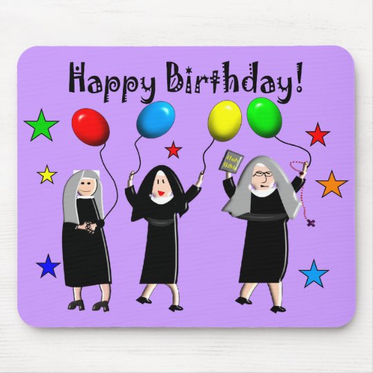 Tapis De Souris Cartes Et Cadeaux De Joyeux Anniversaire De Nonne Zazzle Ca