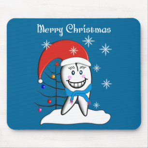 Tapis De Souris Cartes et cadeaux de Noël de dentiste