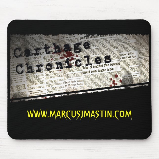 Tapis De Souris Carthage fait la chronique de Mousepad (Devant)