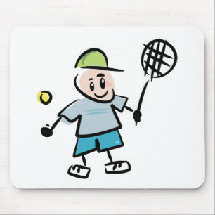 Tapis De Souris Carton de tennis Souris