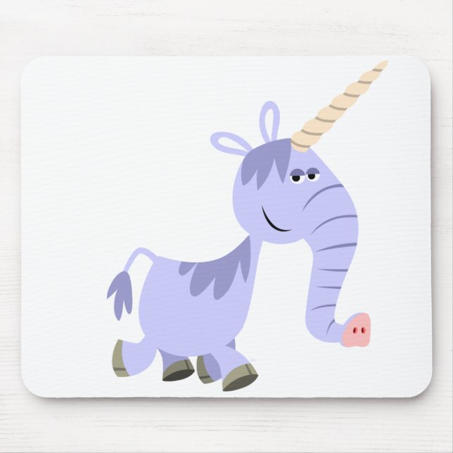 Tapis De Souris Carton inhabituel Unicorn Mousepad (Devant)