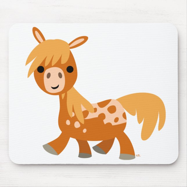 Tapis De Souris Carton mignon Appaloosa Pony mousepad (Devant)