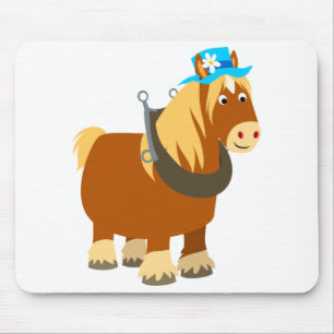 Tapis De Souris Carton mignon Trait Breton Horse Mousepad