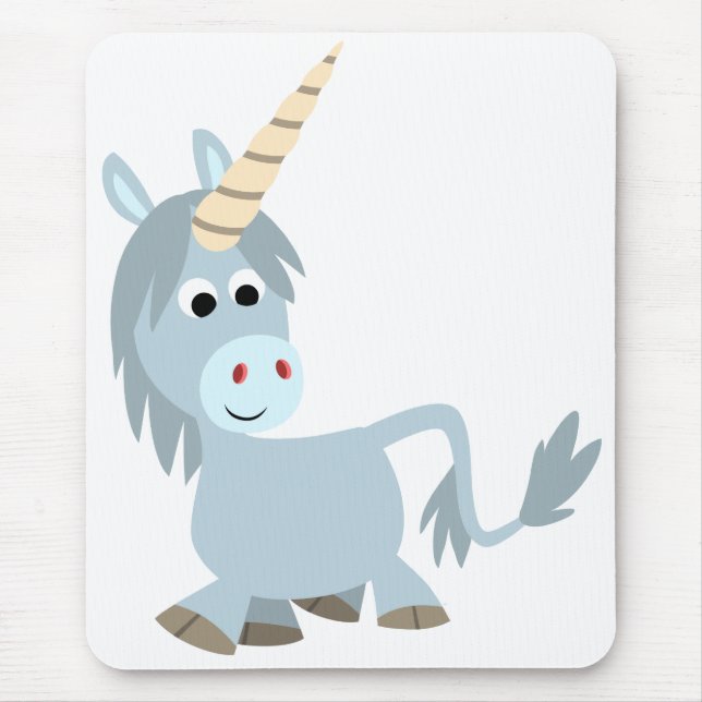 Tapis De Souris Carton sympa Unicorn Mousepad (Devant)
