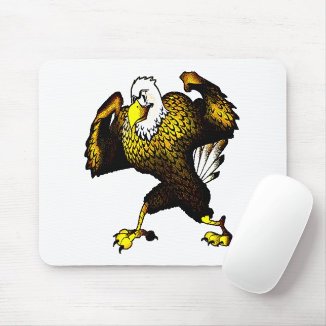 Tapis De Souris Cartoon Combattre l'aigle (Avec souris)