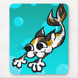 TAPIS DE SOURIS CARTOON CUT MERMAID MOUSE PAD