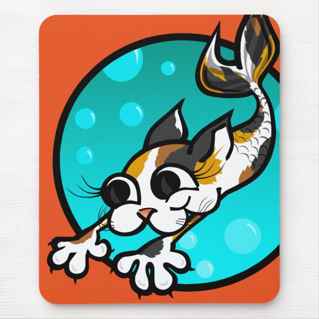 TAPIS DE SOURIS CARTOON CUT MERMAID MOUSE PAD (Devant)