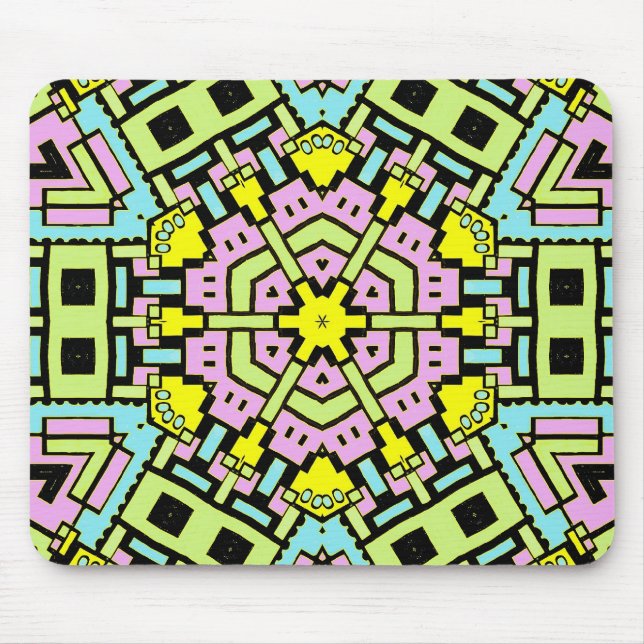 Tapis De Souris Cartoon Kaleidoscope 05 (Devant)