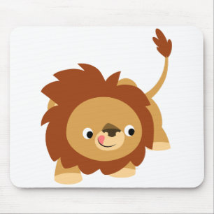 Tapis De Souris Cartoon Lion Mousepad au pignon