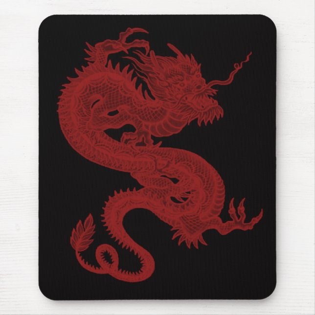 Tapis De Souris Cartouche de souris Red Dragon Pendragon (Devant)