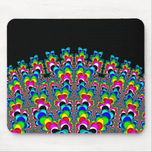 Tapis De Souris Cascade arc-en-ciel - Art fractal