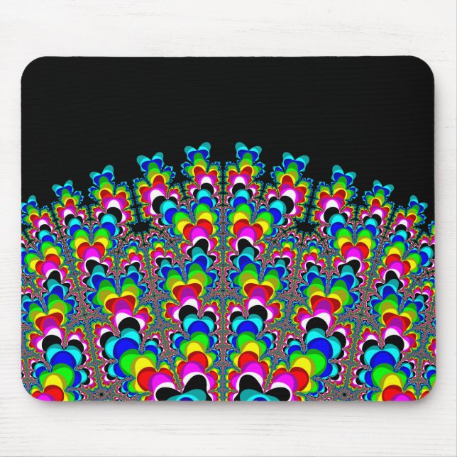 Tapis De Souris Cascade arc-en-ciel - Art fractal (Devant)