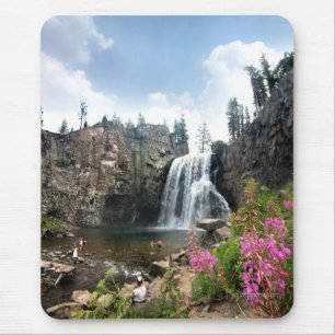 Tapis De Souris Cascade de Rainbow Falls - Devils Postpile - Sierr