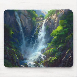 Tapis De Souris Cascade du monde fantastique