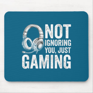 Tapis De Souris Casque de jeu graphique de jeu vidéo qui ne vous i