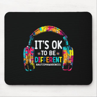 Tapis De Souris Casque de sensibilisation à l'autisme Joueur Amour
