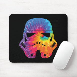 Tapis De Souris Casque de Stormtrooper Tie Dye Arc-en-Ciel