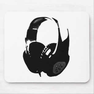Tapis De Souris Casque Pop Art