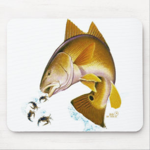 Tapis De Souris CASSE-COU slogans#11-redfish-cutout