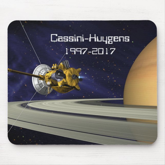 Tapis De Souris Cassini Huygens Saturn Mission Spacecraft (Devant)