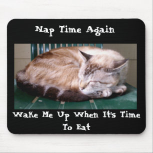 Tapis De Souris Cat 7, Nap Time Again, Mousepad