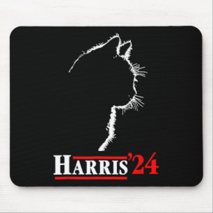 Tapis De Souris Cat Harris 24 Chemise Vote Kamala Harris Pour Le P