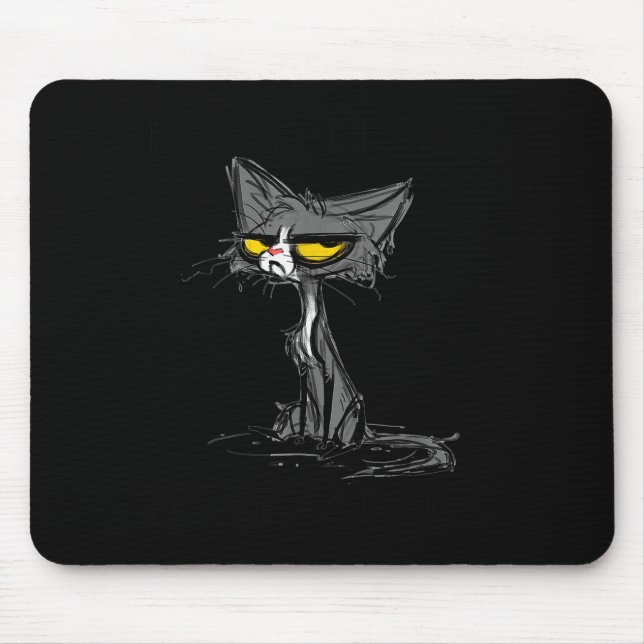 Tapis De Souris Cat Kitten Did I Roll My Eyes Out Loud Funny Sarca (Devant)