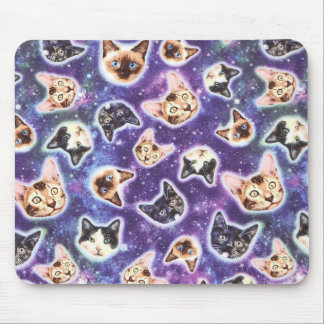 Tapis De Souris Cat Kitten visage Masque animaux animaux de compag