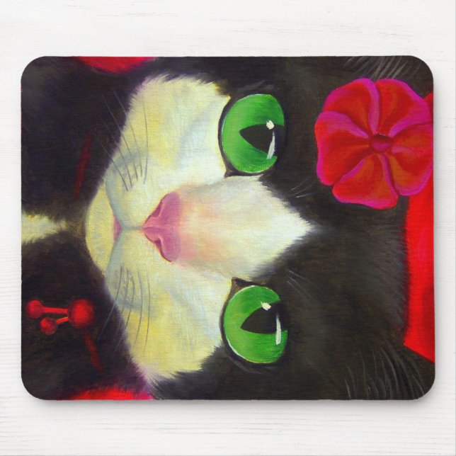TAPIS DE SOURIS CAT MOUSEPAD DE SMOKING (Devant)