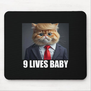 Tapis De Souris Cat Trump 9 Vit Bébé Drôle Amoureux des chats Cade