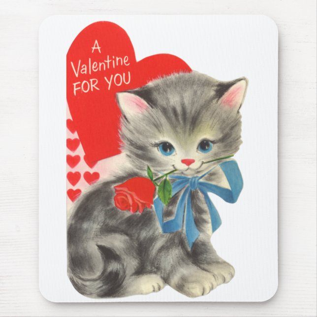Tapis De Souris Cat Valentine (Devant)