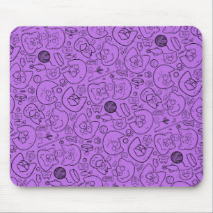 Tapis De Souris Catastrophe mousepad, lilas