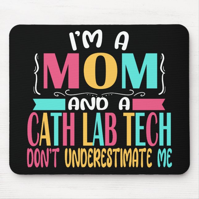 Tapis De Souris Cath Lab Tech Cardiac Maman Cadeau (Devant)