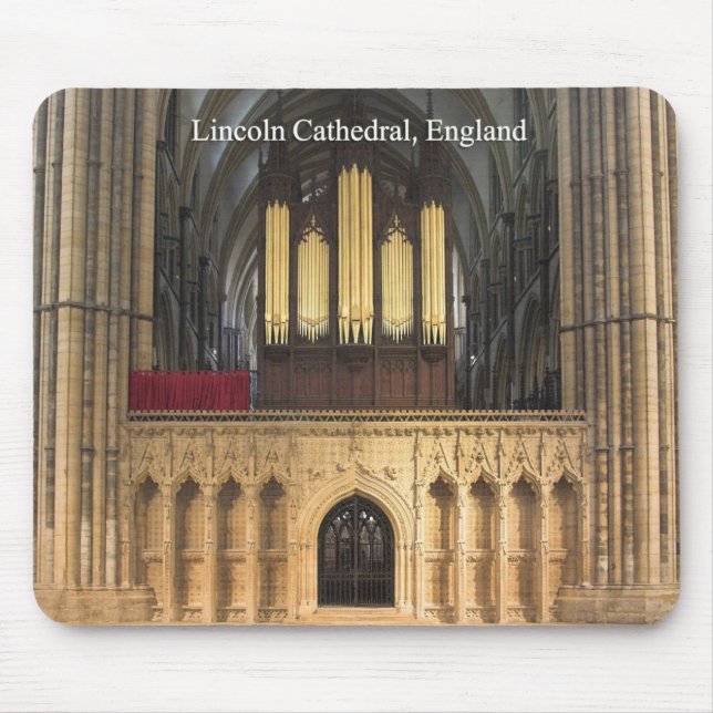 Tapis De Souris Cathédrale de Lincoln de mousepad d'organe de (Devant)