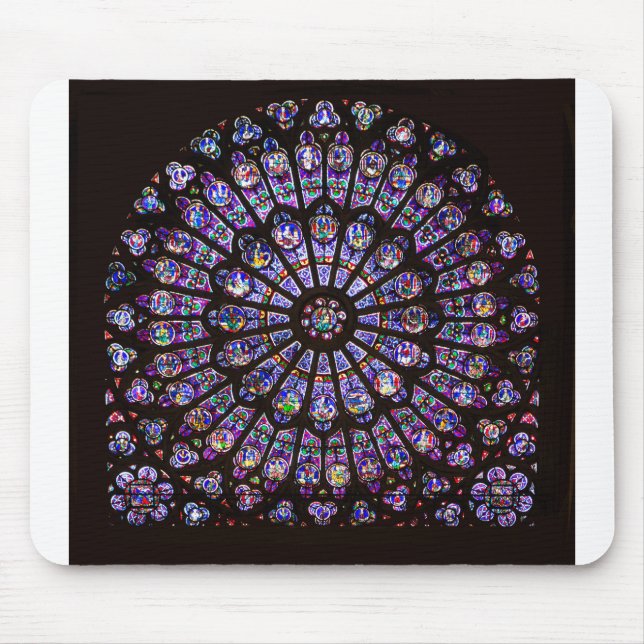 Tapis De Souris Cathédrale Notre-Dame de Paris Rose (Devant)