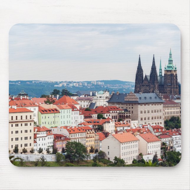 Tapis De Souris Cathédrale Saint-Vitus et Cityscape de Prague - Tc (Devant)