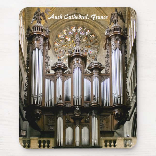 Tapis De Souris Cathédrale Sainte-Marie, Auch, organe mousepad (Devant)