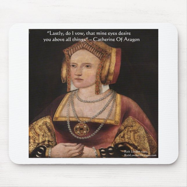 Tapis De Souris Catherine Of Aragon Love Quota Venin & Cards (Devant)