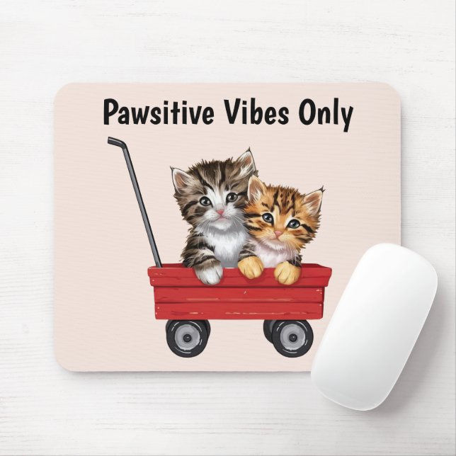 Tapis De Souris Cats de Cute (Avec souris)